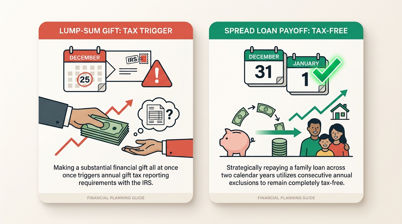 Lump-Sum Gift vs Spread Loan Payoff
